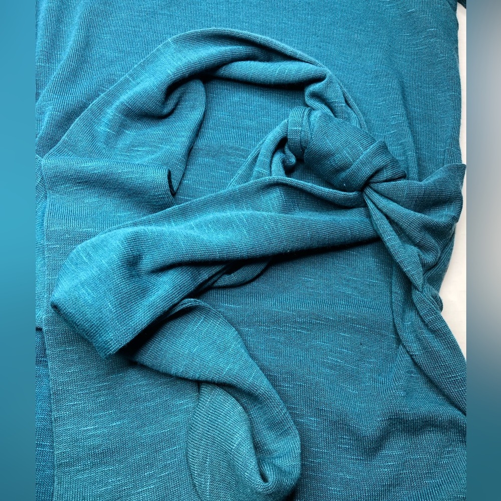 Hypnotik Teal Tie Waist Midi Small Dress - Picture 4 of 9